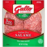 Salami Gallo Italian Dry 3oz package