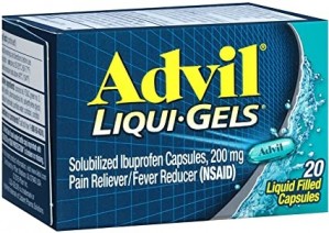 Advil 20 count liquid gels